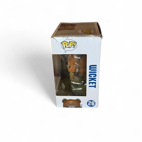 Funko Pop! Star Wars Wicket #26 Vinyl Bobble Head Collectible - Picture 2 of 8